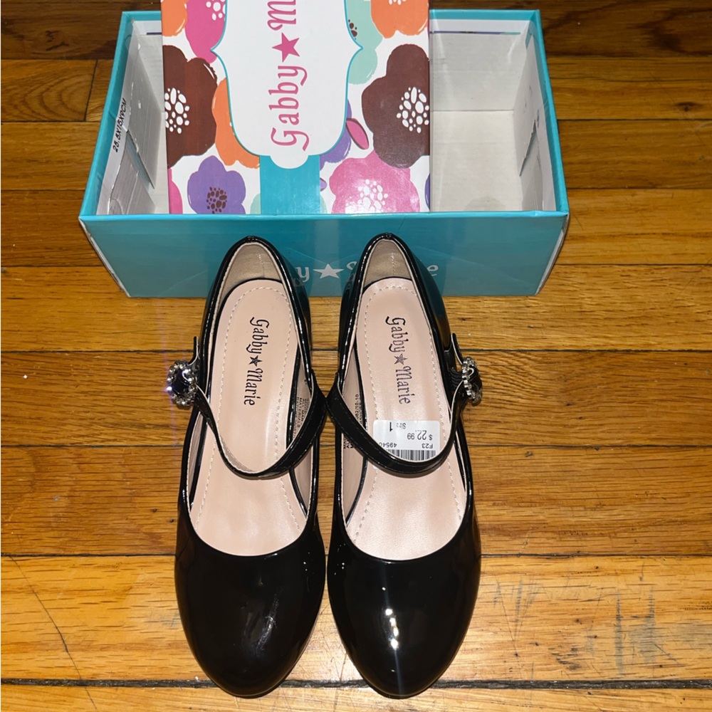 Girls Black Dress Shoes